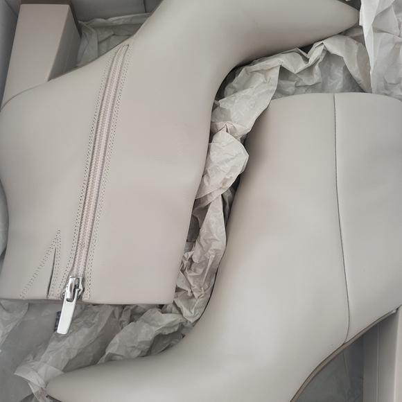 Marc Fisher Cream Ankle Booties - Picture 7 of 8